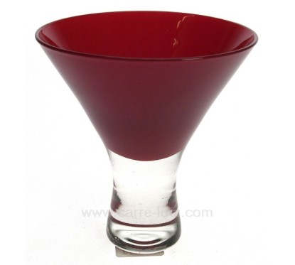 Verre aperitif cocktail rouge