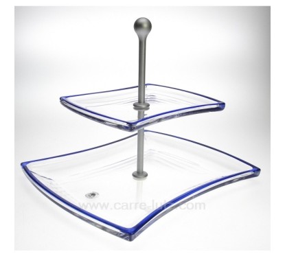 CL21010019  Serviteur 2 etages bleu 51,20 €