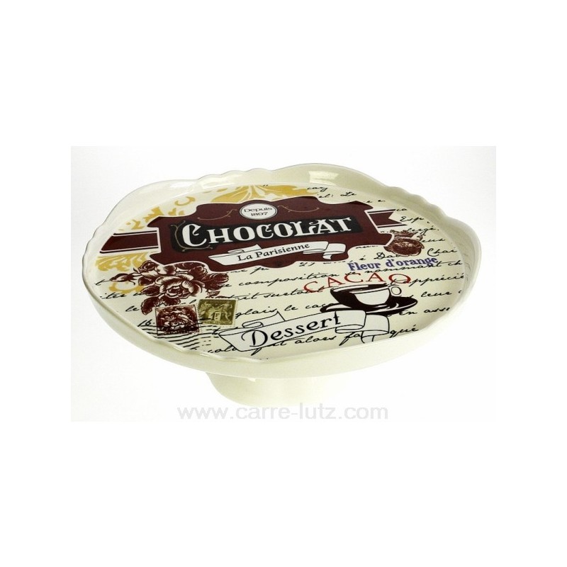 CL21010023  Plat a gateaux sur pied chocolat 40,60 €