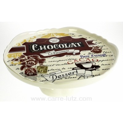 CL21010023 Plat a gateaux sur pied chocolat 40,60 €