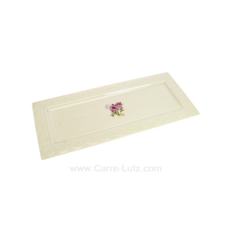 CL21010084  Coffret plat à cake en porcelaine dentelle rose en coffret cadeau 20,90 €