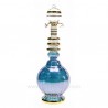 Flacon de parfum Egyptien en verre rétro  couleur bleu, reference CL21040113