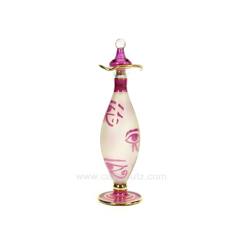 CL21040126 Flacon de parfum Egyptien en verre couleur sablé rouge 31,50 € CL21040126 Flacon de parfum Egyptien en verre couleur sablé rouge 31,50 €
