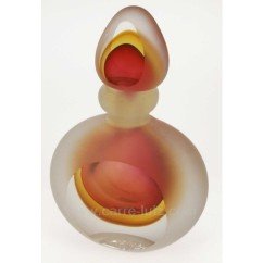 CL21041000  Flacon de parfum en verre soufflé couleur dominante jaune 35,00 €