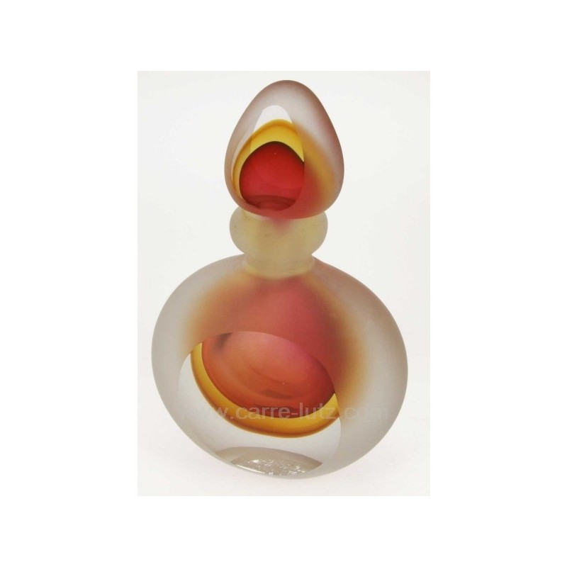 CL21041000  Flacon de parfum en verre soufflé couleur dominante jaune 35,00 €