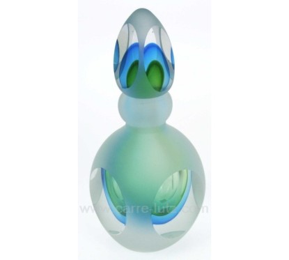 CL21041001  Flacon de parfum en verre soufflé couleur dominante vert 33,80 €