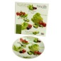 Coffret 4 assiettes à salade en porcelaine diametre 20 cm