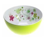 CL22000046  Saladier floral rond﻿ en mélamine﻿ 30,90 €