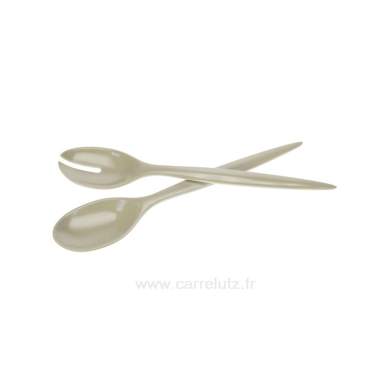 CL22000048  Couvert à salade taupe﻿ en mélamine﻿ 8,80 €