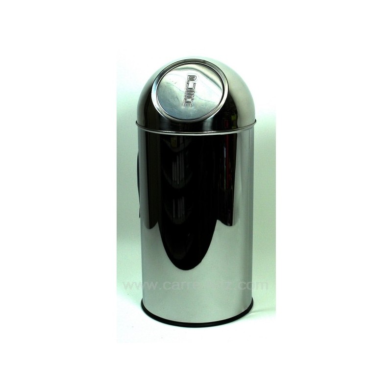 Poubelle inox 35 lt