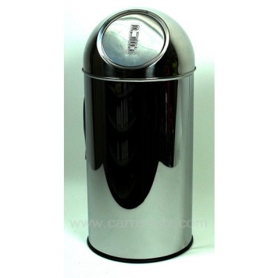 CL23000025  Poubelle inox 35 lt 61,60 €