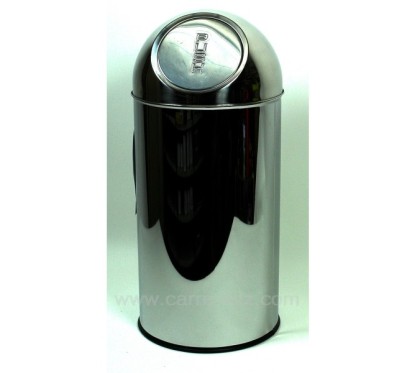 CL23000025  Poubelle inox 35 lt 61,60 €