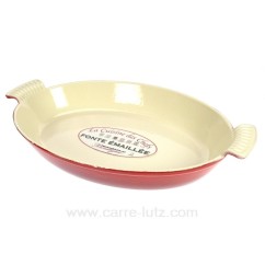 CL25001013  Plat fonte ovale 38 cm 45,00 €