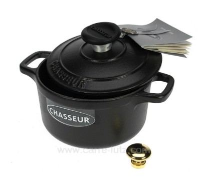 Mini cocotte fonte noire