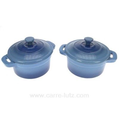 CL25001022  2 Mini cocotte fonte bleue 29,80 €