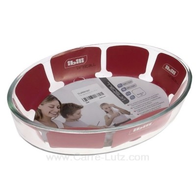 CL25001037  Plat ovale en pyrex 23x16x5 cm 4,70 €