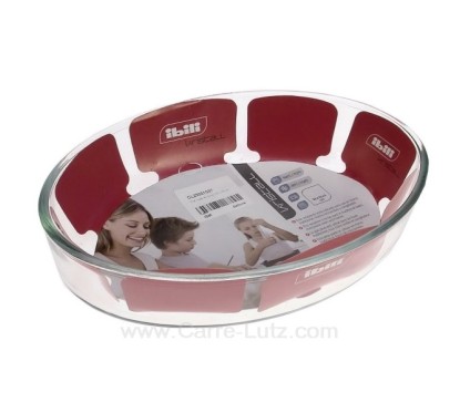 CL25001037  Plat ovale en pyrex 23x16x5 cm 4,70 €