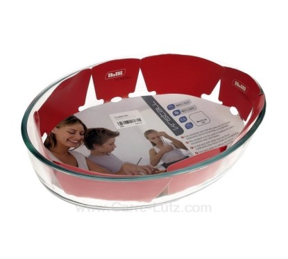 CL25001039  Plat ovale en pyrex 30x21x6 cm 6,80 €