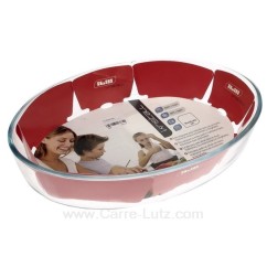 CL25001040  Plat ovale en pyrex 35x25x6.5 cm 8,50 €