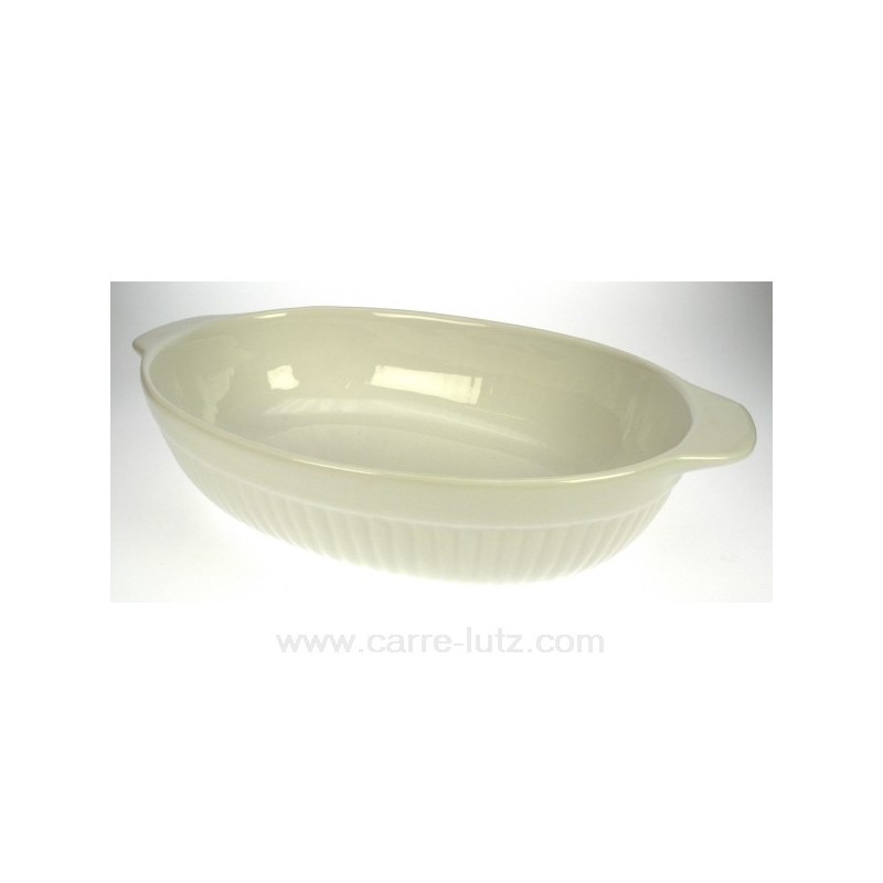 Plat ovale 42 cm BIANCO