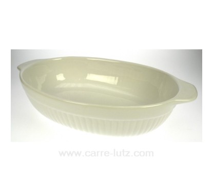 Plat ovale 42 cm BIANCO