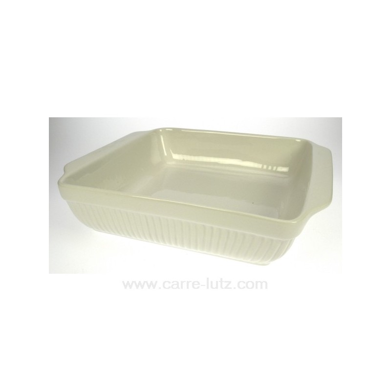 Plat carre 38 cm BIANCO