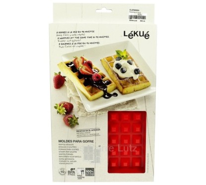 Plaque à gaufre en silicone Lékué