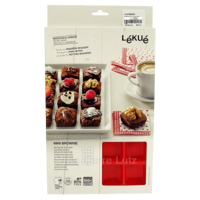 CL27000032  Plaque à mini brownie en silicone Lékué 18,40 €