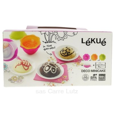 CL27000034  Kit mini cake décor jardin en silicone Lékué 22,50 €