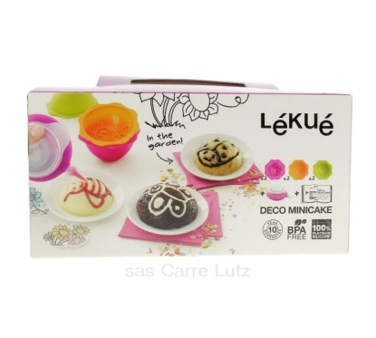 CL27000034  Kit mini cake décor jardin en silicone Lékué 22,50 €