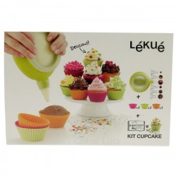 Kit cupcake en silicone Lékué, reference CL27000035
