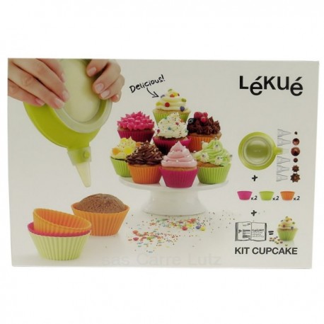 Kit cupcake en silicone Lékué, reference CL27000035