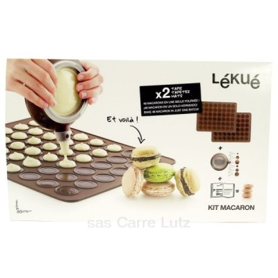 CL27000036  Kit macaron 2 tapis + décomax en silicone Lékué 49,00 €