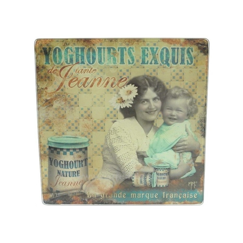 Dessous de plat yoghourt tante jeanne