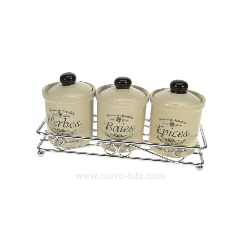 CL29000025  serie de 3 petits pots epices 8,90 €