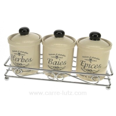 CL29000025  serie de 3 petits pots epices 8,90 €