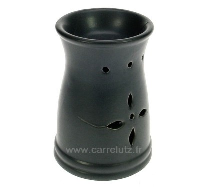 CL30000202  Brule parfum céramique noire décor fleur﻿ Drake 12,60 €