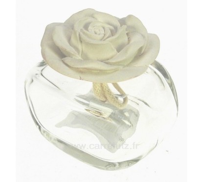 Diffuseur de parfum rose en platre blanche﻿