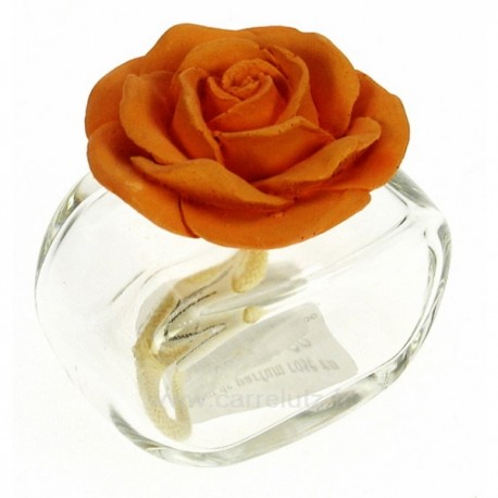 Diffuseur de parfum rose en platre orange﻿, reference CL30000301