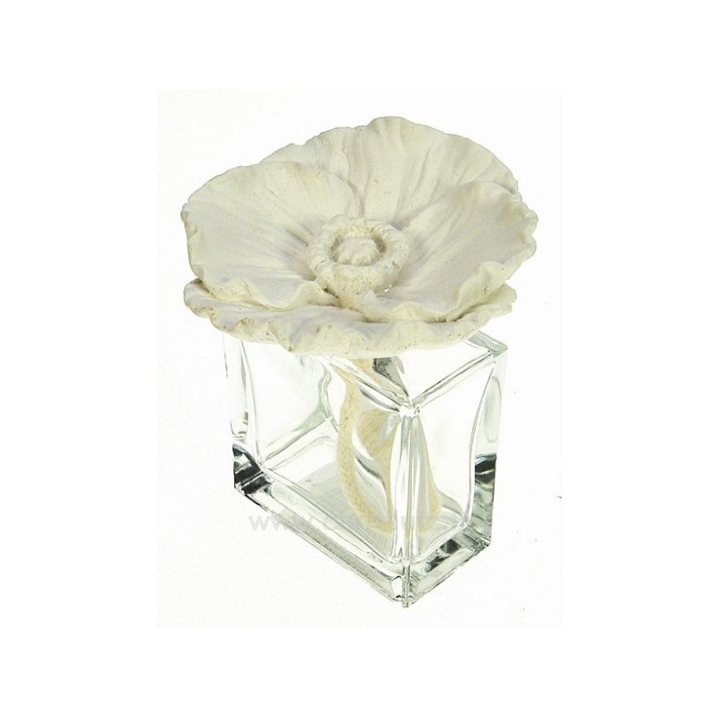 CL30000312  Diffuseur de parfum coquelicot en platre blanc﻿ 11,20 €