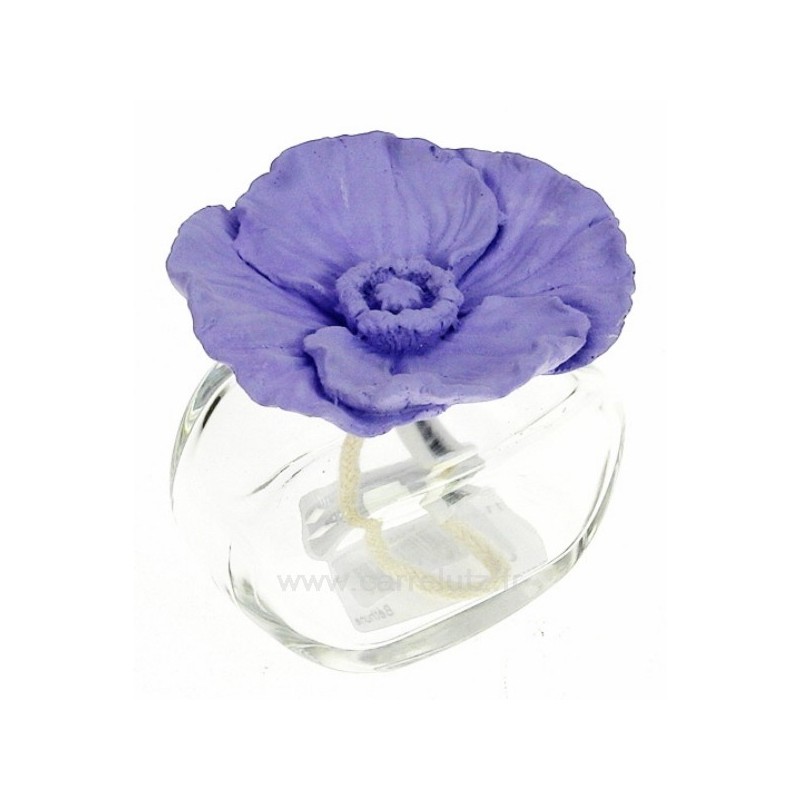 CL30000314  Diffuseur de parfum coquelicot en platre parme﻿ 11,20 €