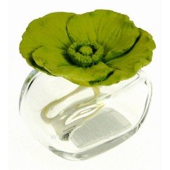 CL30000317  Diffuseur de parfum coquelicot en platre vert﻿ 11,20 €