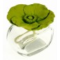 Diffuseur de parfum coquelicot en platre vert﻿