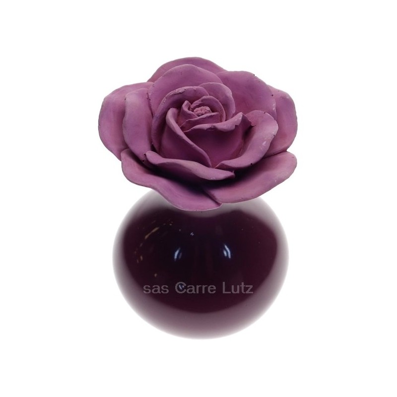 CL30000320  Coffret diffuseur de parfum fleur en platre et vase en faience couleur fushia Drake 16,90 €