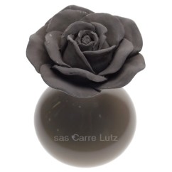 CL30000325  Coffret diffuseur de parfum fleur en platre et vase en faience couleur taupe Drake 16,90 €