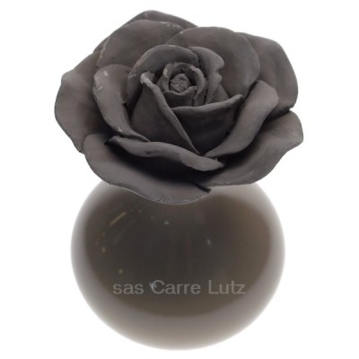 CL30000325  Coffret diffuseur de parfum fleur en platre et vase en faience couleur taupe Drake 16,90 €