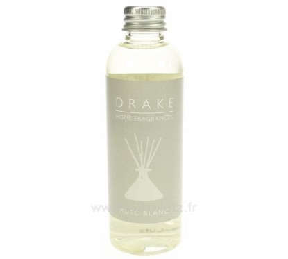 Parfum pour diffuseur fleur en platre musc blanc﻿