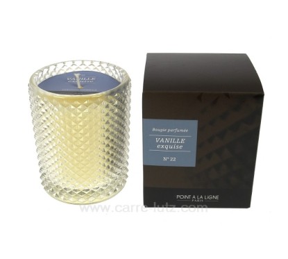 CL31000002  Bougie parfumée Point à la ligne senteur vanille exquise 22,10 €