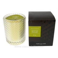 CL31000003  Bougie parfumée Point à la ligne senteur menthe froissée 21,50 €