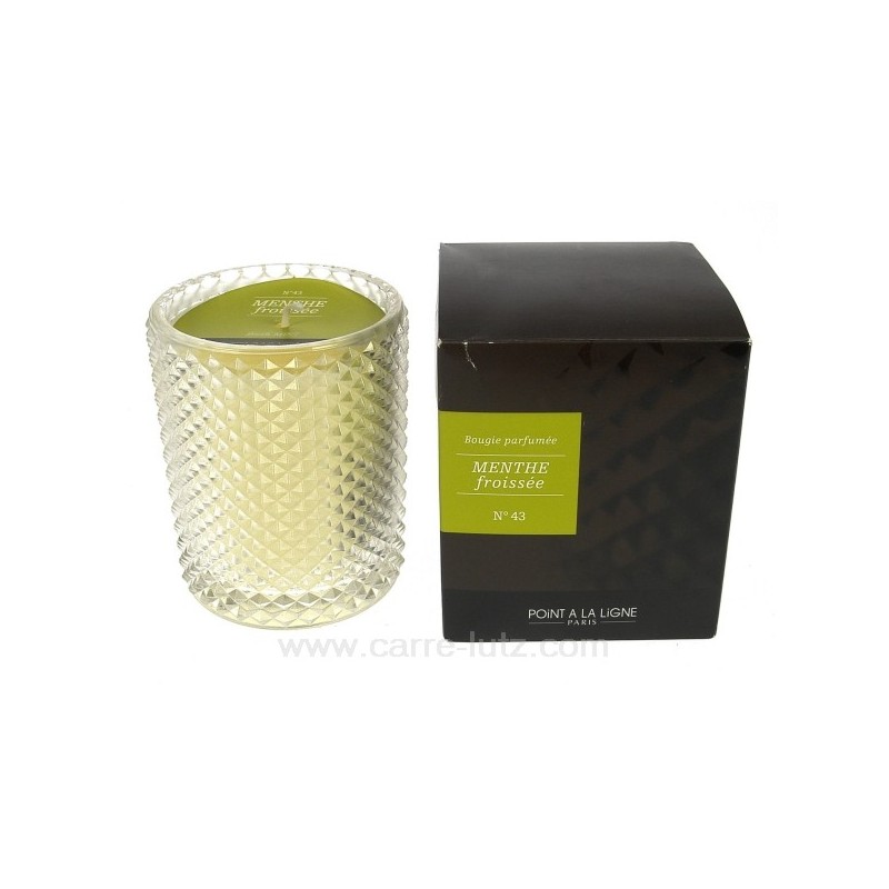 CL31000003  Bougie parfumée Point à la ligne senteur menthe froissée 21,50 €